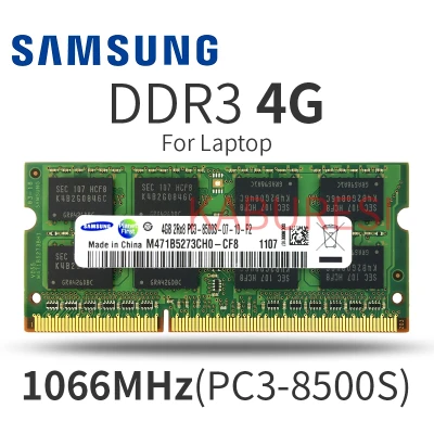 Original DDR3 4GB 1066Mhz PC3-8500 for laptop RAM Memory 204pin 1.5V