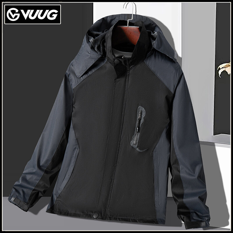 VUUG Men's New Jacket Men's Windproof Waterproof Mountaineering Jacket Windbreaker Jacket