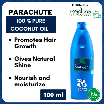 Parachute 100% Pure Coconut Hair Oil 100 ml - Minyak kelapa