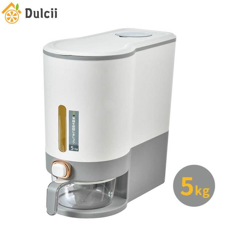 Dulcii thùng gạo Hộp Đựng Gạo Chống Ẩm 5KG/10KG Hộp Đựng Thực Phẩm Khô Ngũ Cốc Chống Côn Trùng Hộp Đựng Gạo thùng đựng gạo 10kg thùng đựng gạo 5kg thùng đựng gạo thông minh 10kg