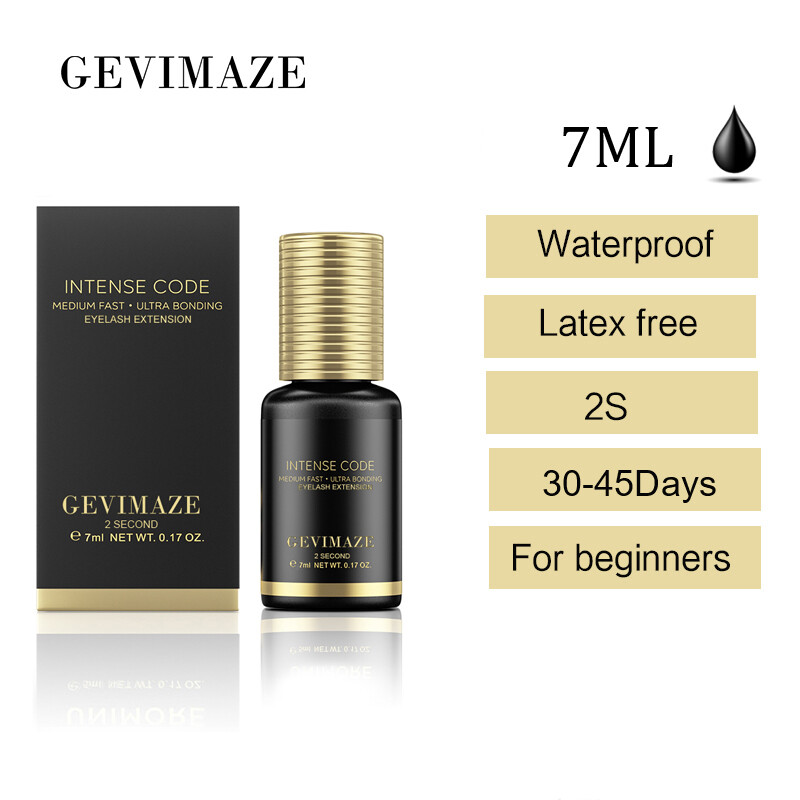 GEVIMAZE Quick Drying Eyelash Glue Black Mascara long lasting Low Smell Eyelash Glue no stimulation Eyelash Extension Glue Makeup tools