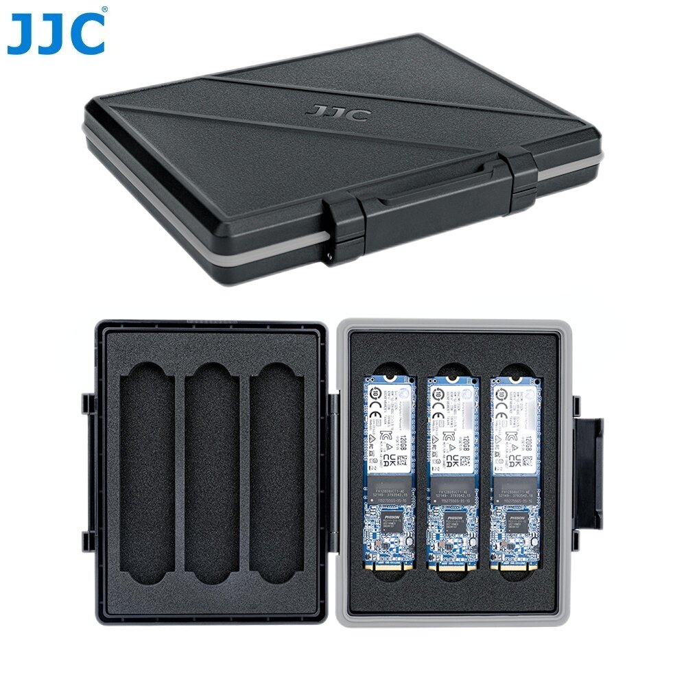 JJC Hộp Đựng SSD M.2 NVME 2280 Tiện Dụng, Hộp Đựng Thẻ Nhớ Hộp Dự Trữ Ổ Cứng Thể Rắn Cho M.2 NVME 2280 Ổ Cứng Thể Rắn
