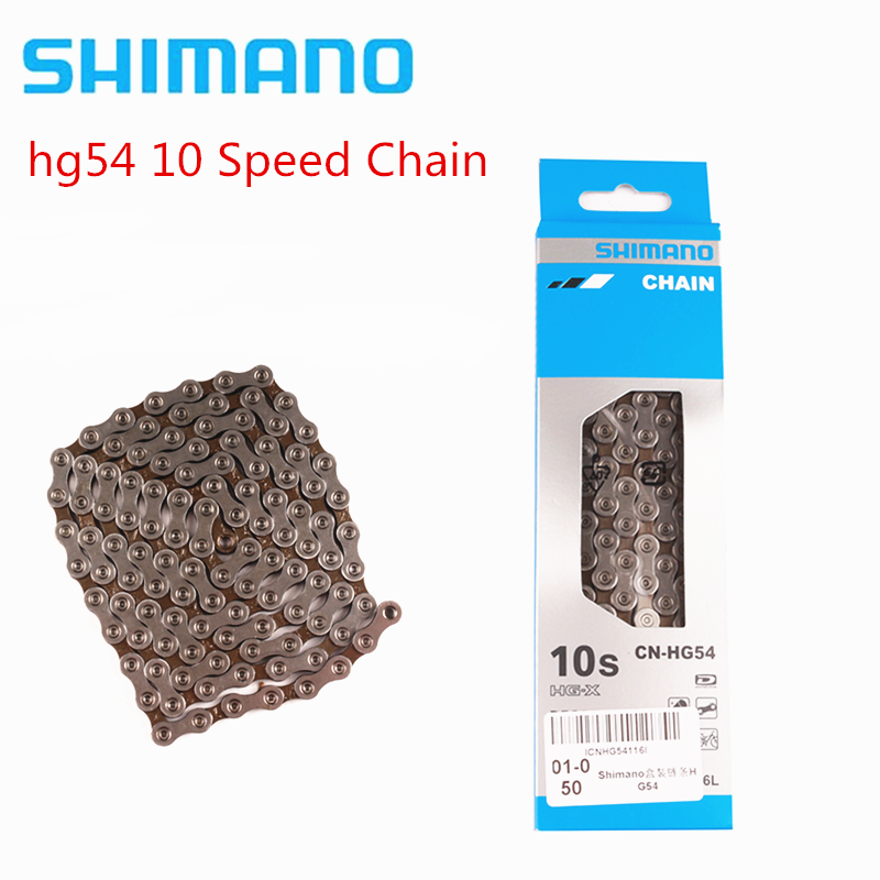 SHIMANO CN HG54 10 Speed Chain 116L 120 Link for MTB Mountain Bike Road  Bicycle CN-HG54 116 links | Lazada PH