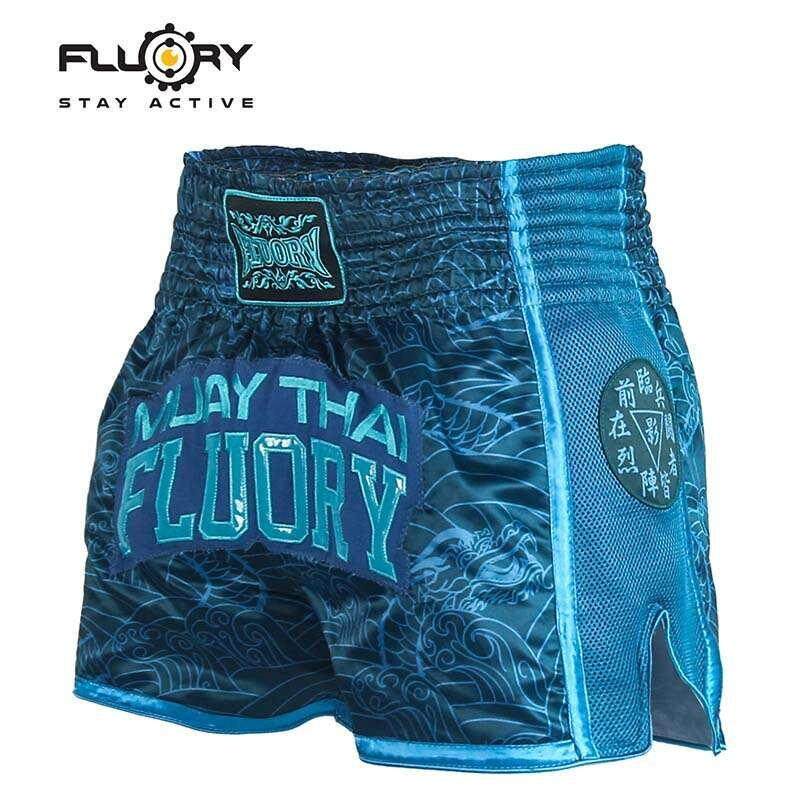 FLUORY Muay Thai Fight Shorts MMA Shorts Bekleidung Training Käfig Kampf Grappling Martial Arts Kickboxing Shorts Kleidung 
