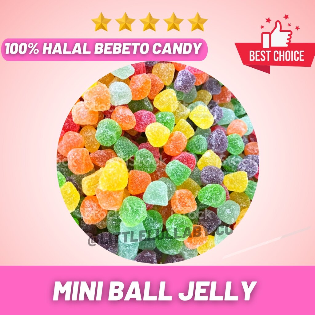 Halal Bebeto Haribo Mini Ball Gummy Sweet Candy Tidbits Snack Gummi