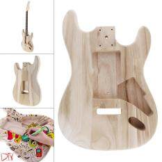 SLADE Maple Thân Thùng Được Đánh Bóng Đục Lỗ Cho ST Electric Guitar DIY Phụ Kiện Hỗ Trợ Sơn