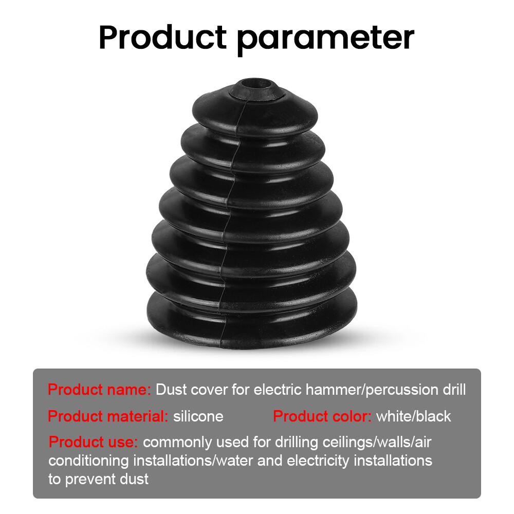 Vastar Rubber Drill Dust Collector Scalable Dust Collector Dustproof Collection