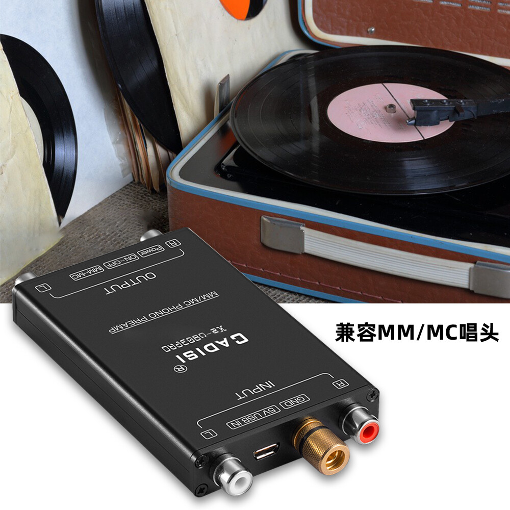 【Hàng Có Sẵn】bộ Tiền Khuếch Đại Phono Mini Aideepen Nguyên Bản Bộ Khuếch Đại Phono MM/MC