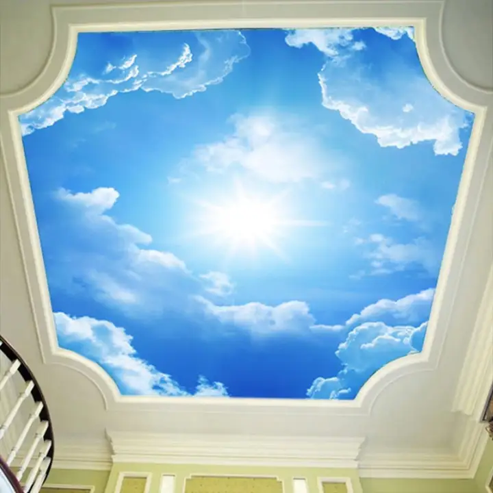 3d Wall Murals Wallpaper Landscape Blue Sky And White Clouds Ceiling Natural Customized Bedroom Papers Lazada Ph - 3d Wall Murals Wallpaper Landscape 3d Wall Murals Wallpaper Landscape Blue Sky And White Clouds Ceiling Natural Customized Bedroom Papers Lazada Ph - 3d Wall Murals Wallpaper Landscape