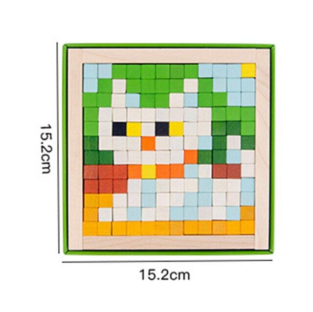 สำหรับเด็ก Diy Pixel De Madeira Blocos De Construção 370 Pçs Aprendizagem Precoce Imaginação Inteligência Jogo De Mesa Brinquedos Educativos สำหรับเด็ก