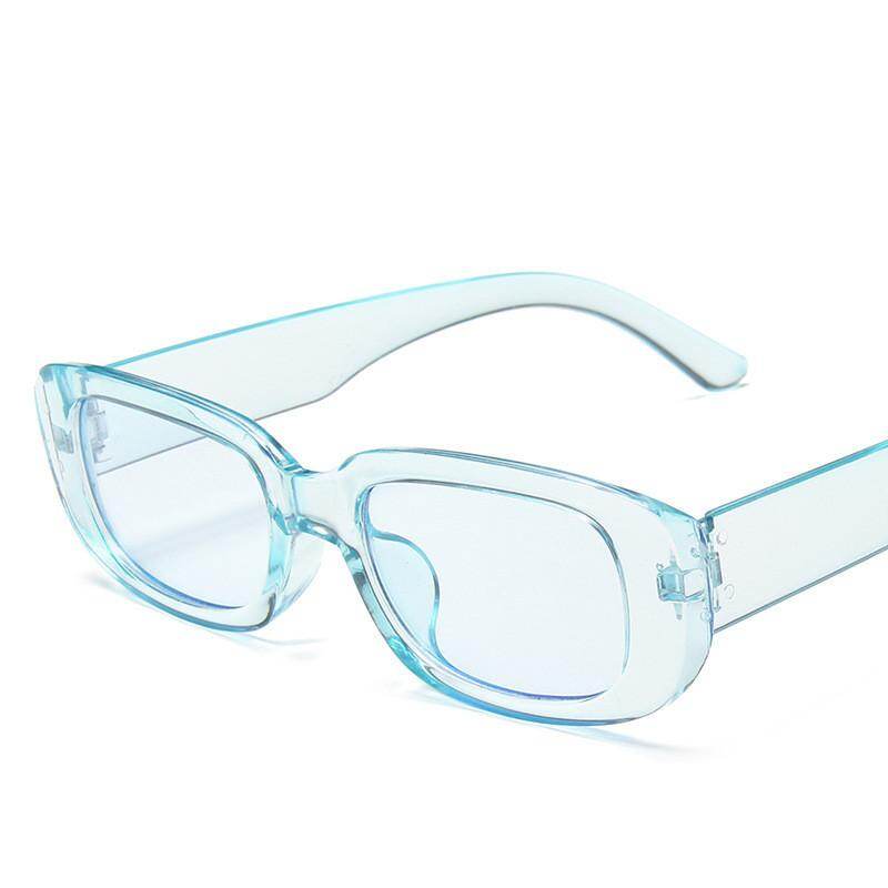 Vintage Rectangle Sunglasses Women Brand Designer Small Frame Sun Glasses Retro Eyewear Narrow Sunglass