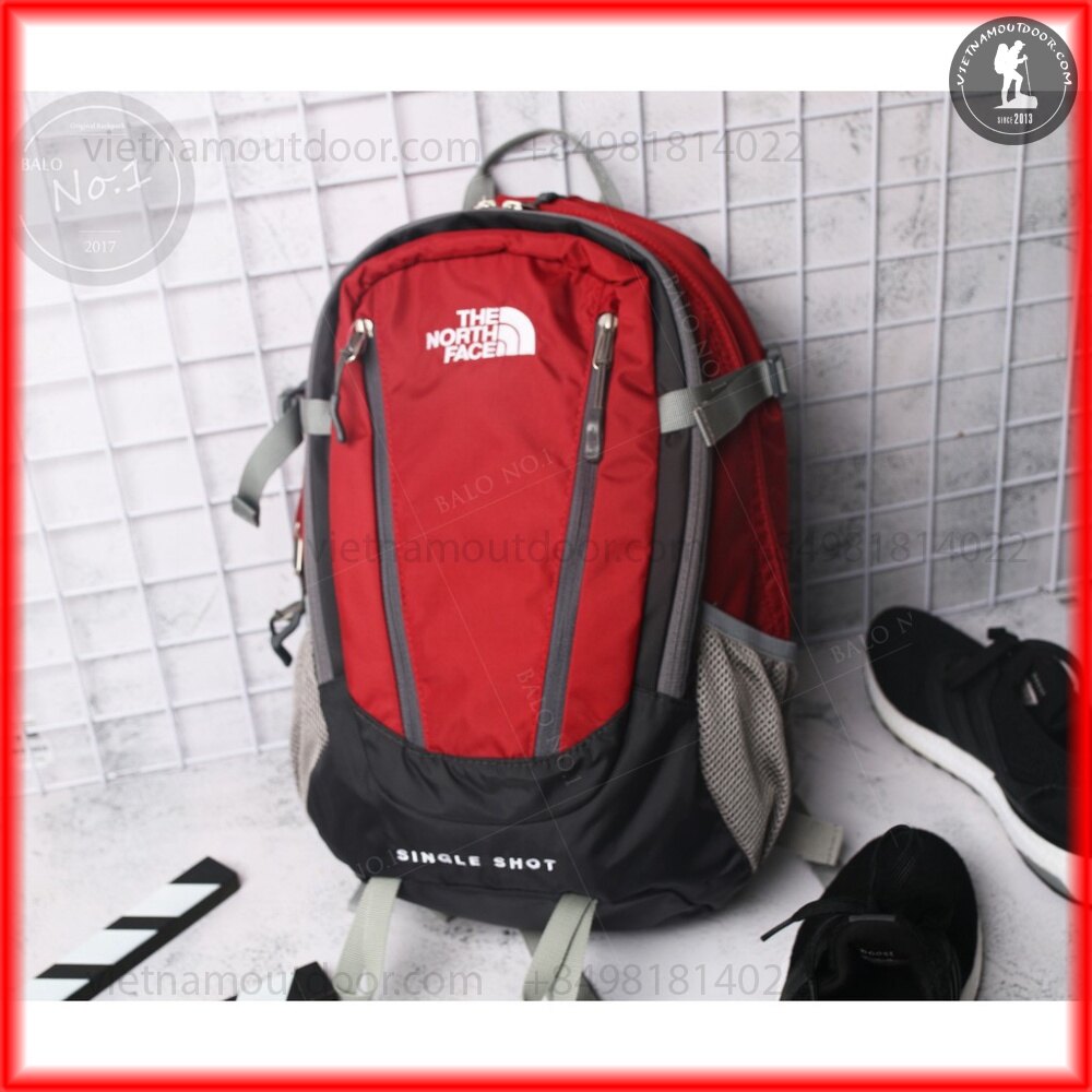 Balo THE NORTH FACE Single Shot - Màu Đỏ Đô [ Bảo Hành Trọn Đời ]