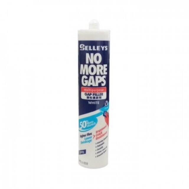 [100 ORIGINAL] SELLEYS NO MORE GAPS MULTIPURPOSE GAP FILLER WHITE (380G) Lazada