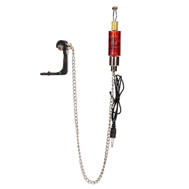 Fishing Fish Bite Alarm Electronic Buzzer on Fishing Rod with Loud Siren Daytime Night Indicator with LED Light