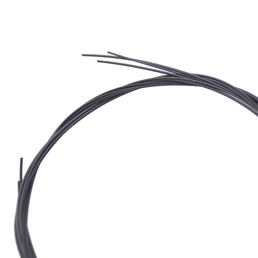 [okoogee]【Hot sale】 IRIN 06 Classical guitar strings have copper material silver plated with core nylon black, 1st-6 (.028-.043)