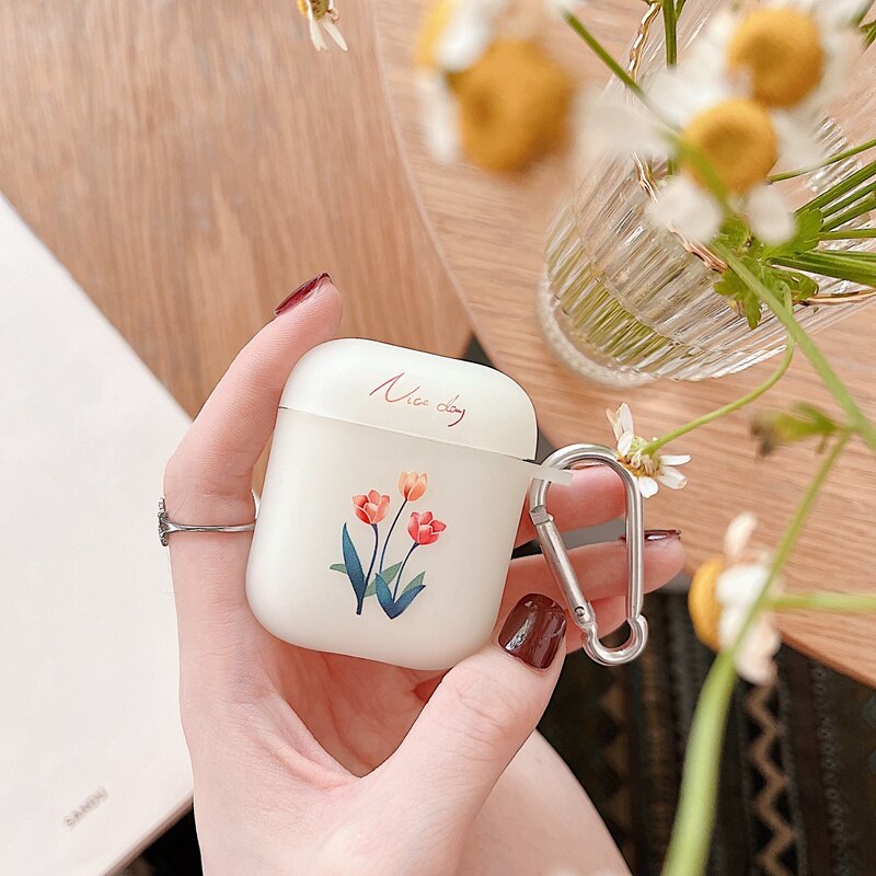 Luminous Silicone Case for Apple AirPods Pro Flower Protective Shell for Air Pods 1 2 3 Love Earphone Cover Accessories