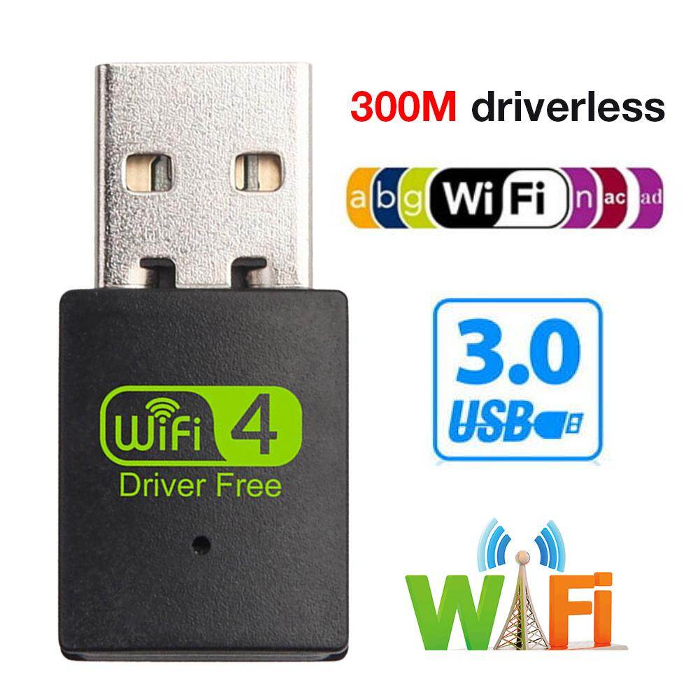 【In Stock】Heyapan Thẻ Mạng Không Dây Usb Mini Bộ Thu Wifi Không Dây 300M Bộ Chuyển Đổi Wifi Usb