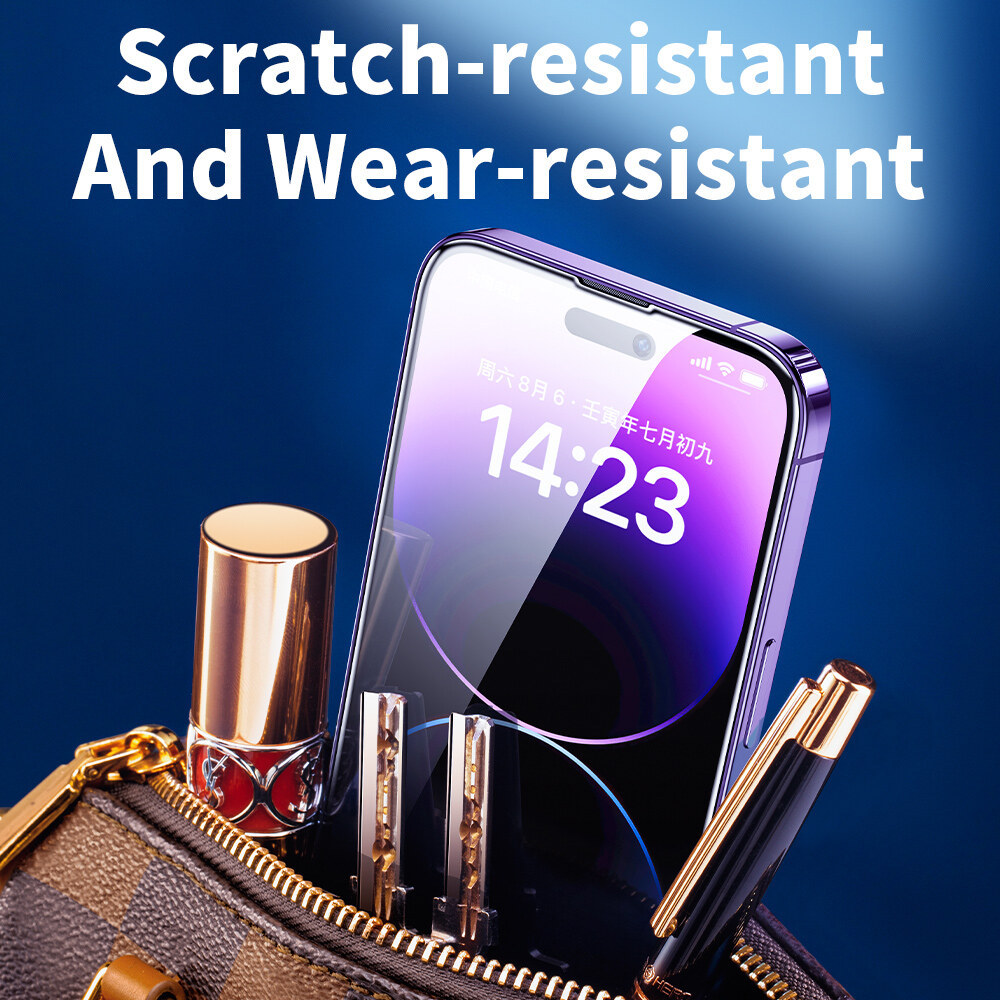 SmartDevil Miếng Bảo Vệ Màn Hình Cho iPhone 14 Pro Max iPhone 14 Pro 14 Plus 14 iPhone 13 Pro Max 13 Pro 13 Miếng Dán Kính Cường Lực Trong Suốt Che Phủ Toàn Màn Hình Chống Bụi Và Chống Ánh Sáng Xanh Chống Vân Tay Nổ-bằng Chứng