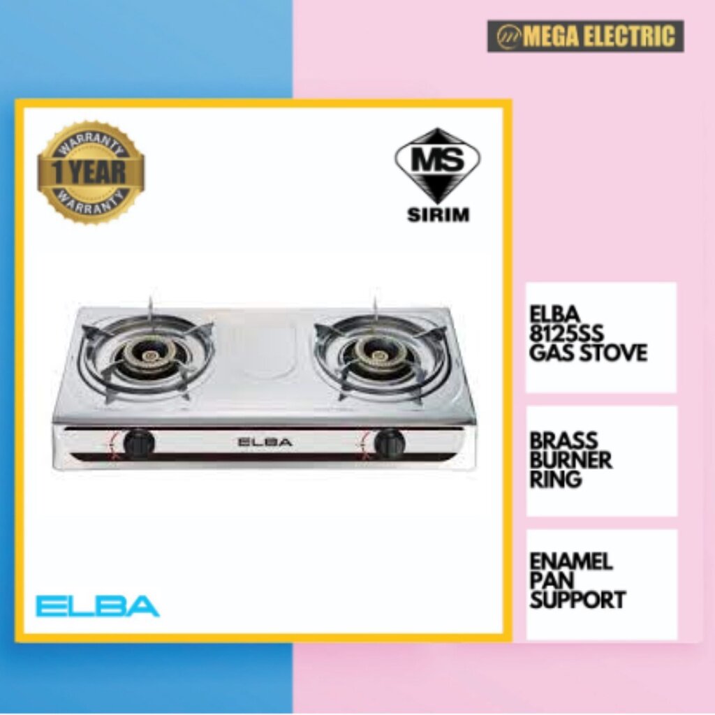 elba gas stove 8125ss