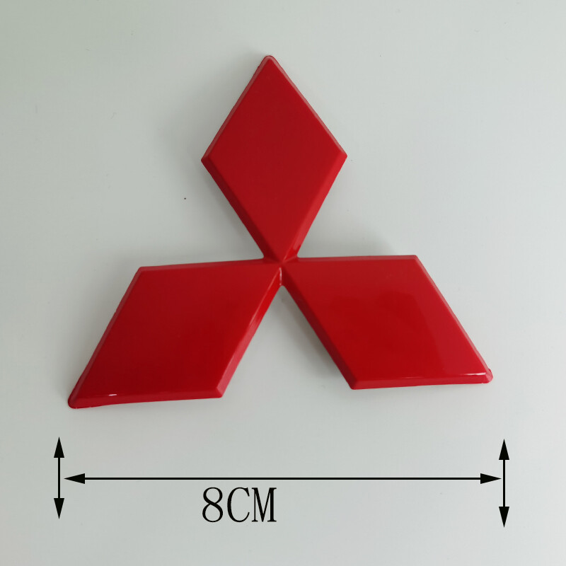Suitable for Mitsubishi Lancer Pajero V73 Rear Standard V3 Lingyue Yishen Modified Mitsubishi Logo Front Car Label