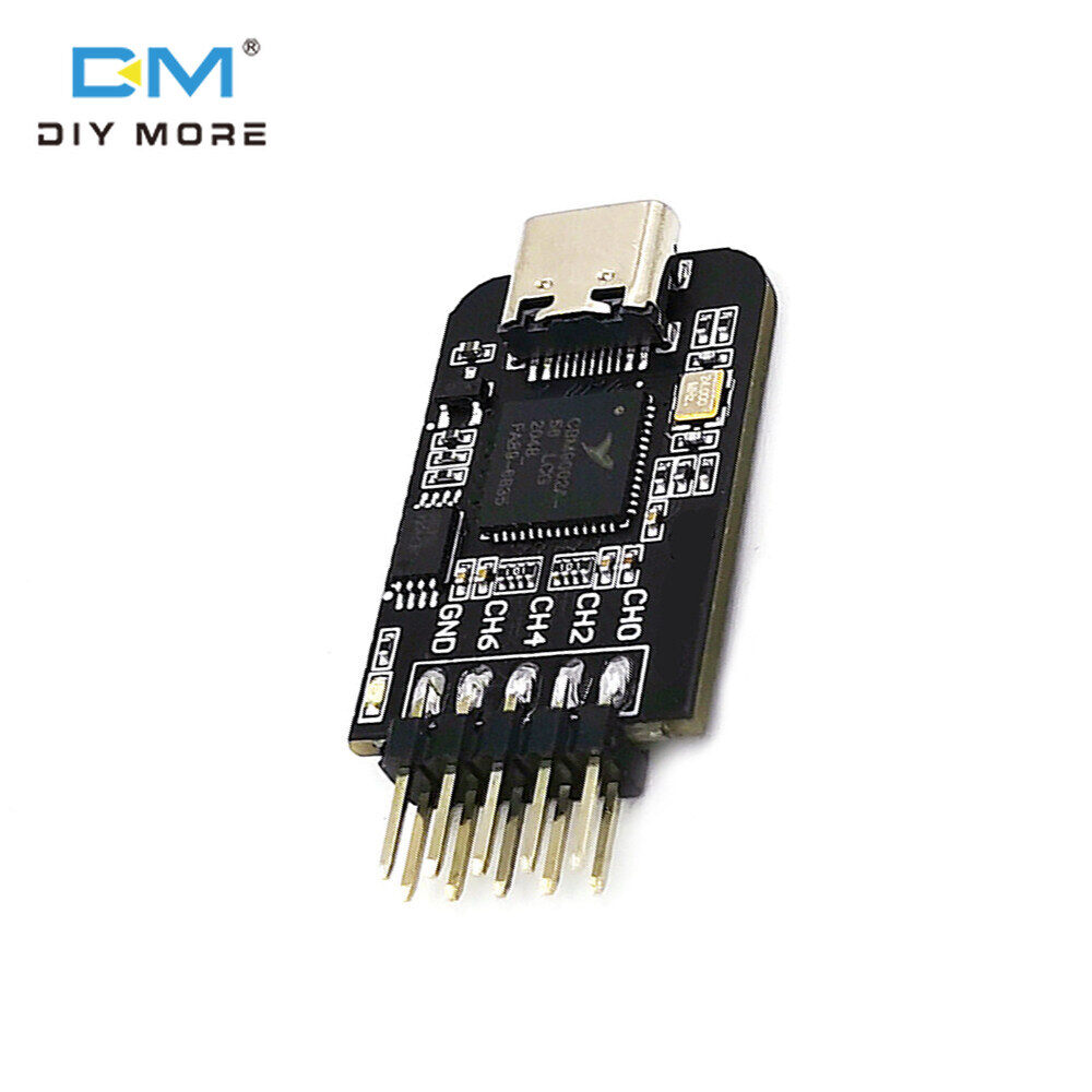 diymore Máy Phân Tích Logic Mini Công Cụ Gỡ Lỗi MCU ARM FPGA Giao Diện Type-C Bảng Phát Triển 8 Kênh Lấy Mẫu 24M/Đốt/Mô Phỏng/Lập Trình Viên