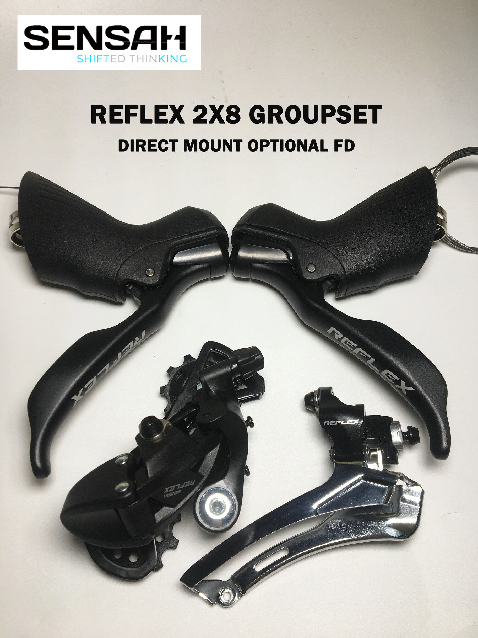 SENSAH groupset REFLEX 2x8 speed brake lever for road bike shifter