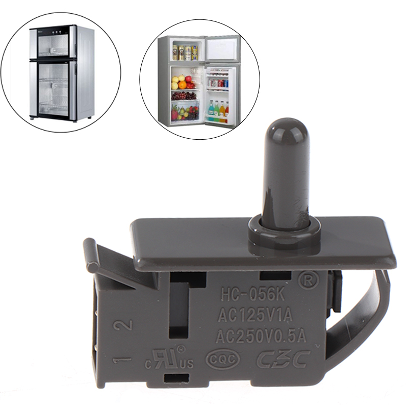 HITN Fridge Spare Parts Door Light Control Push Button Switch Freezer Door Switch