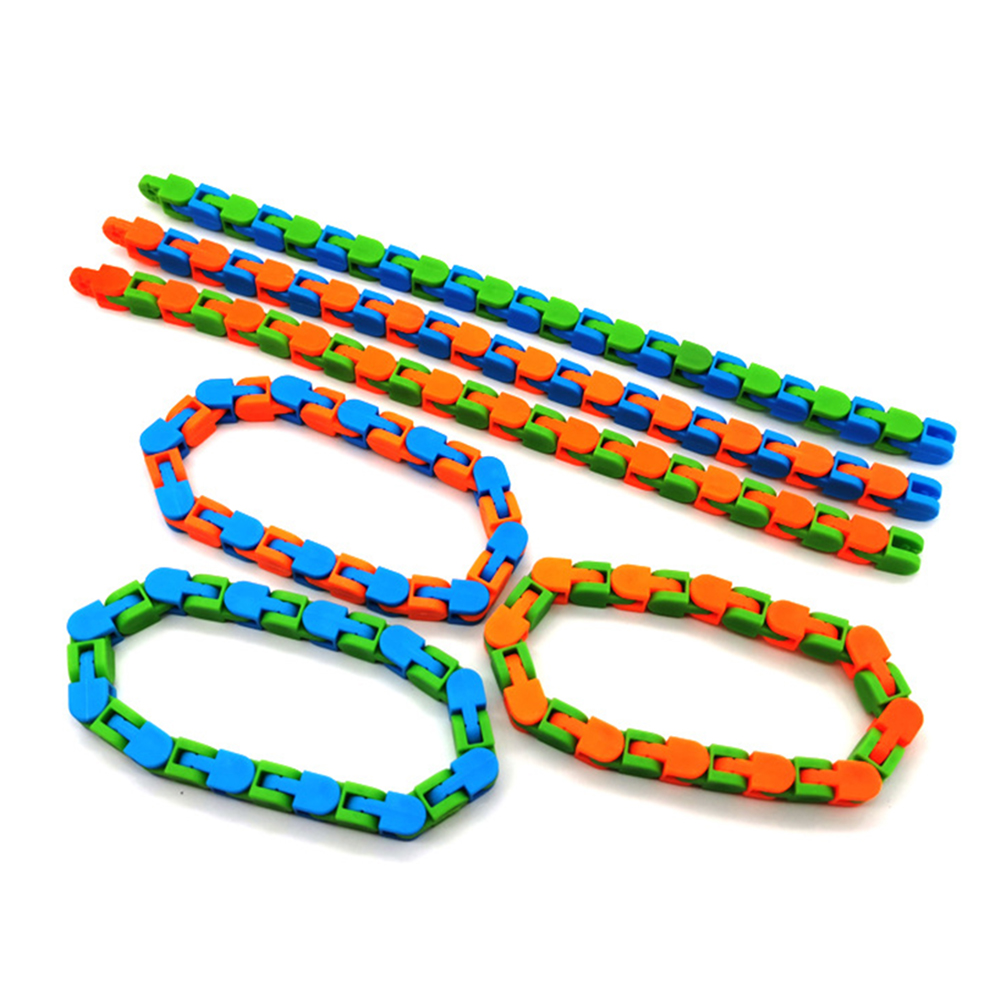 Chain Rope Toy Random Color Funny Fidget Chain Anti Stress Toy For Kids Adult Bike ...