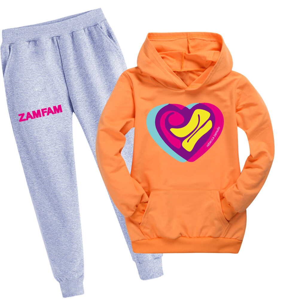 ZAMFAM เสื้อสตรีผ้าฝ้ายแขนยาวฤดูใบไม้ร่วง + โพลีเอสเตอร์ชุดเสื้อผ้าเด็ก