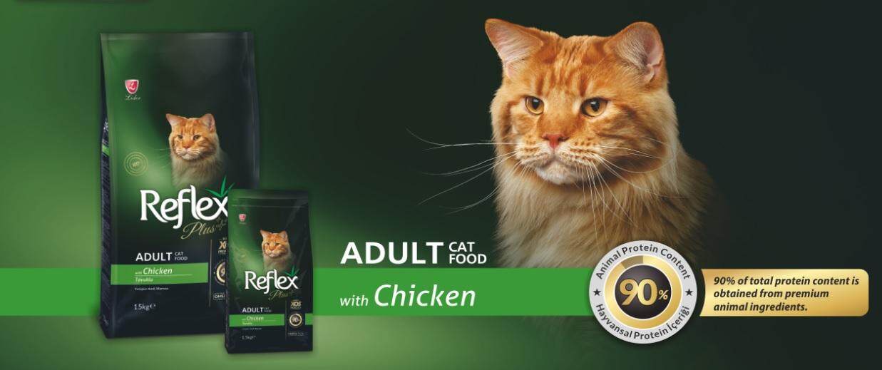 Reflex Plus Adult Cat Chicken (Cat Food) 1KG Repack  Lazada