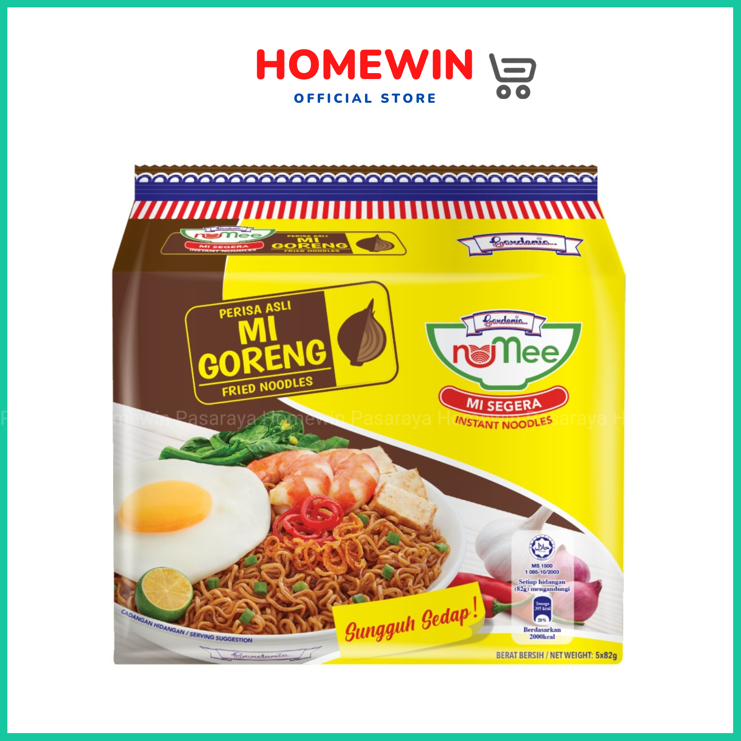 Gardenia NuMee Instant Noodles Mi Goreng (82g x 5 Packs) | Lazada