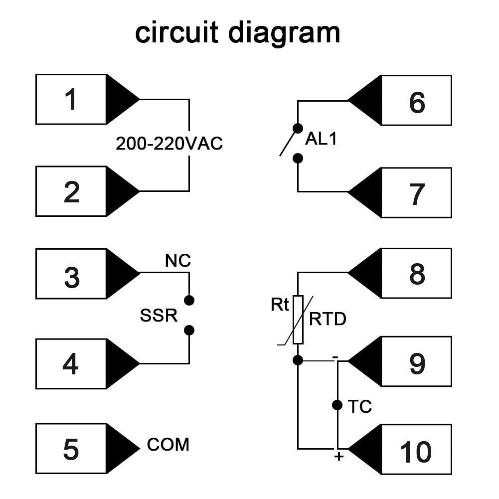 (Miễn Phí Vận Chuyển) Bộ Điều Khiển Nhiệt Độ RCYAGO Cảm Biến SSR Điều Khiển Nhiệt Độ 220V Nhiệt Độ REX -C 100 0 ~ 400 ° CK Đầu Vào: Loại (K) Đầu Ra SSR