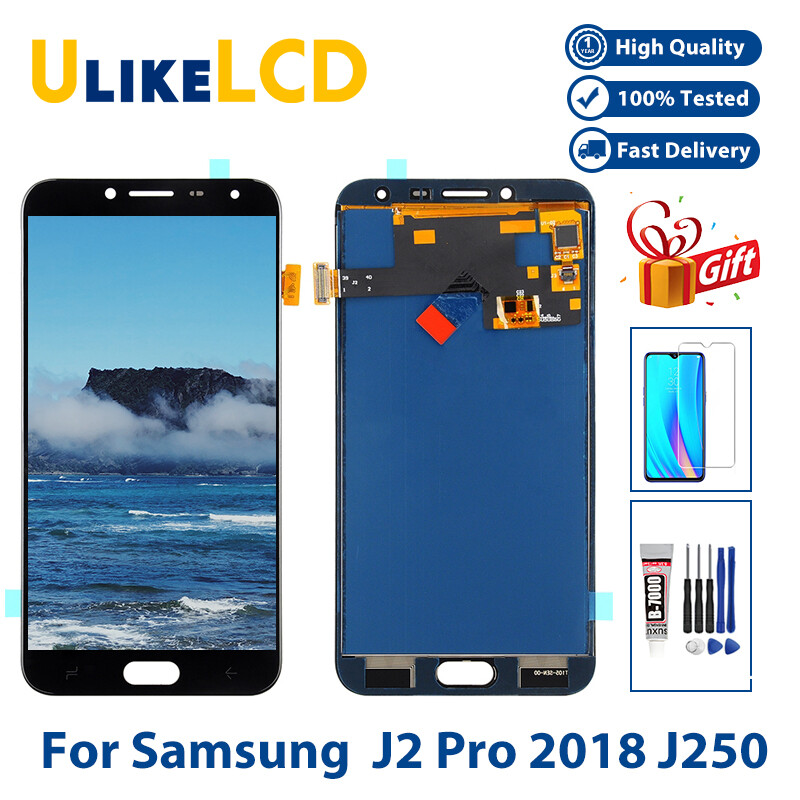 5.0'' for samsung galaxy j2 pro 2018 j250 j250m sm-j250 lcd display touch screen digitizer replacement adjustable brightness