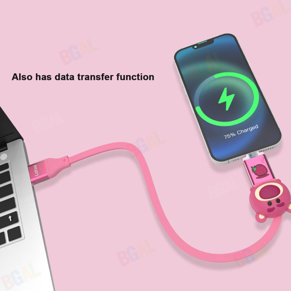 (4 IN 1)65W 100% Authentic Disney Cable Fast Charging PD Cable 20W Type-C to Lightning USB to Lightning Cable With data transmission USB Cable Type-C to Type-C Cables LY8