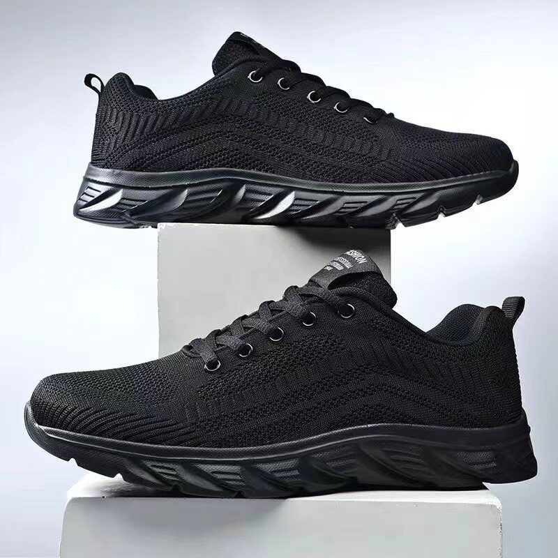 Running Shoes for Men Sports Shoes on Sale All Black Shoes for Men Jogging Shoes Fashion Sneakers Korea Style