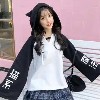 cute girl in hoodie