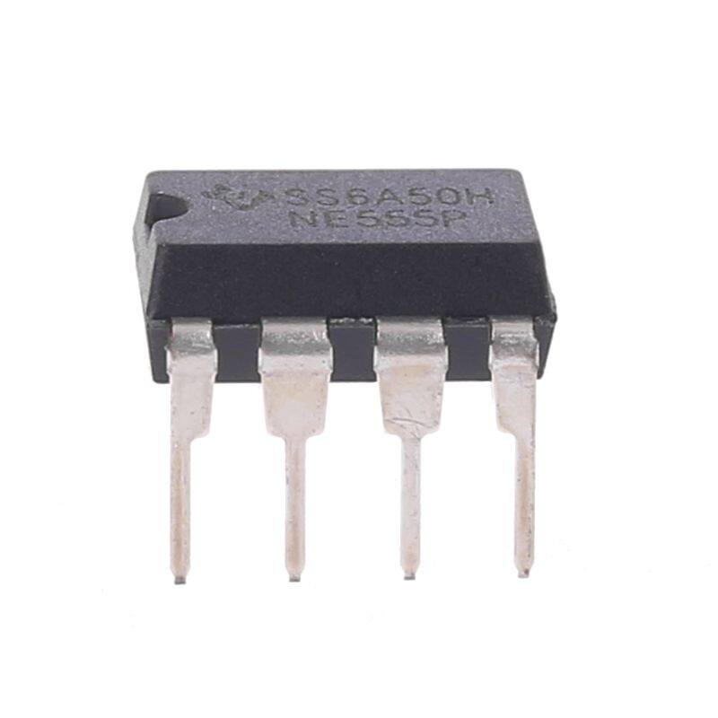 50Pcs NE555 NE555P DIP-8 SINGLE BIPOLAR TIMERS IC