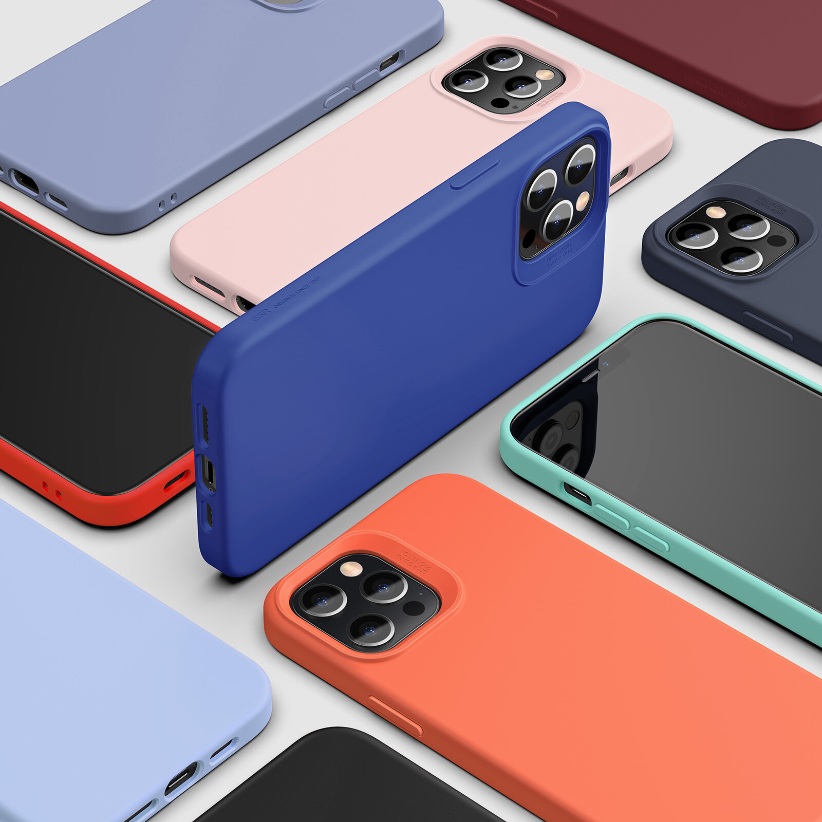 ESR  Ốp Silicon Mềm Hình Đám Mây Nhỏ Cho Iphone 12