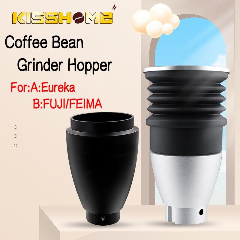 Senmubery Coffee Grinder Part Hopper for Xeoleo N600 Machine,Prevent Jump Function,Coffee Bean Box,Grinder Coffee Bean Bin,B 