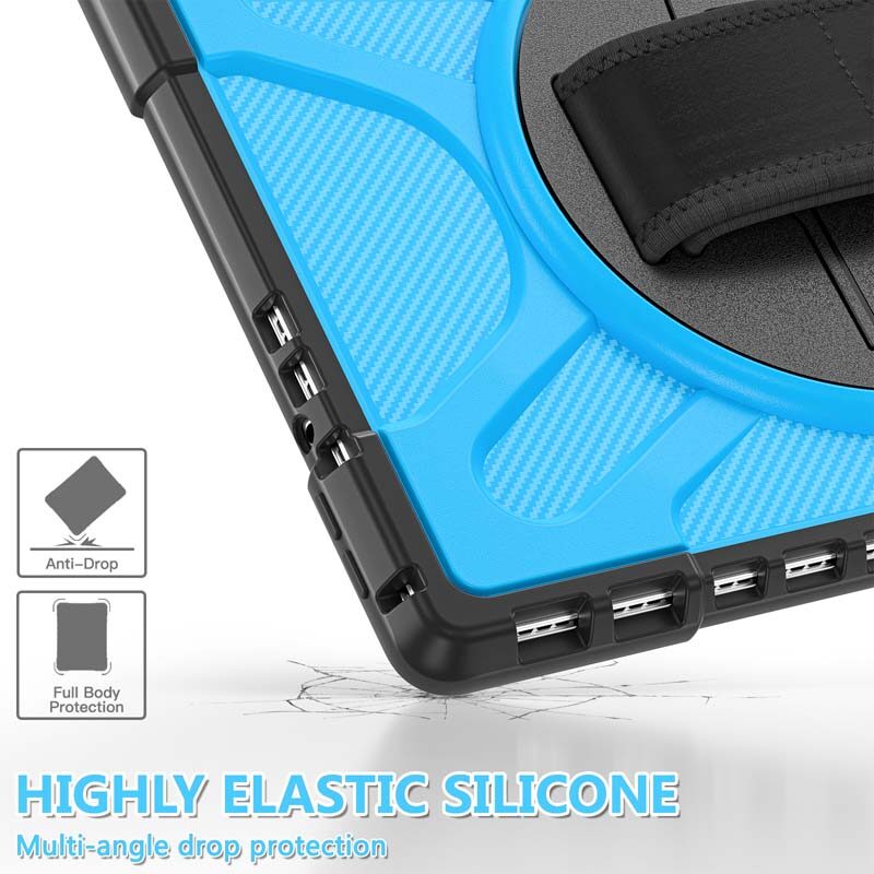 Ốp Chống Sốc Cho Surface Pro 8 Ốp Giá Đỡ Xoay Có Dây Đeo Tay