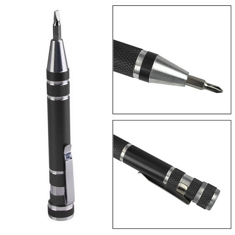 YESPERY Bộ Dụng Cụ Cầm Tay Bút Tuốc Nơ Vít Sửa Chữa Có Rãnh Chính Xác 8 Trong 1 Hữu Ích