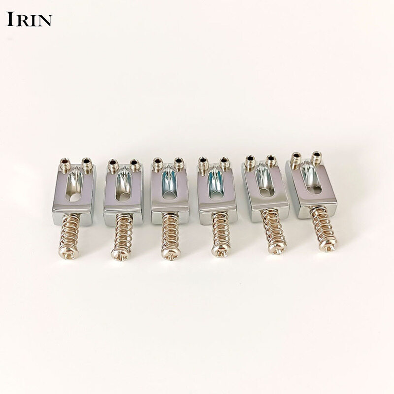 6pcs Guitar Bridge Saddle Rollers Bridge String Saddles Compatible For St Electric Guitar Bass Accessories