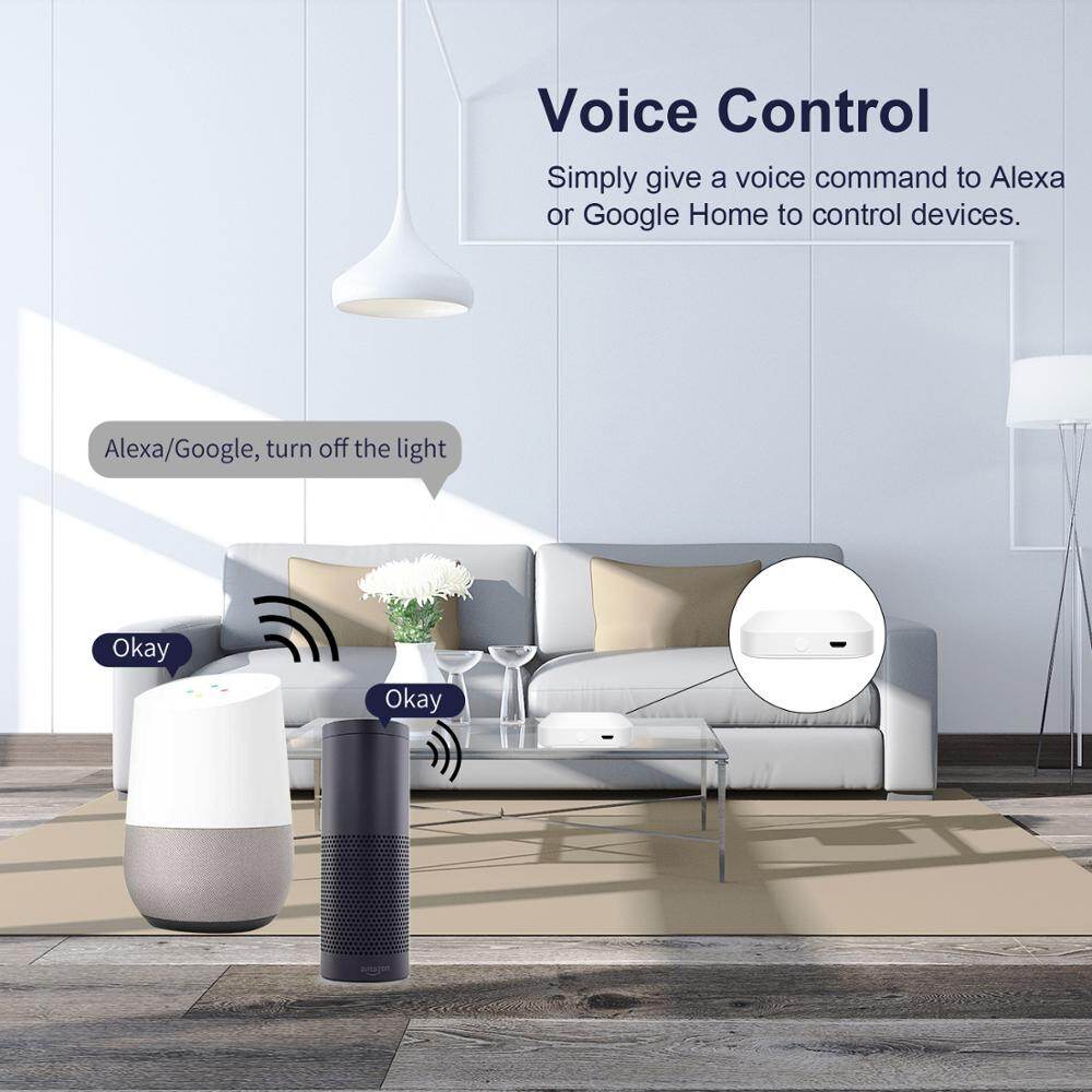 Tuya Zigbee Gateway Bridge, Trung Tâm Thông Minh Có Dây/Không Dây, Điều Khiển Từ Xa Bằng Ứng Dụng Smart Life, Tương Thích Với Trợ Lý Google Home Alexa