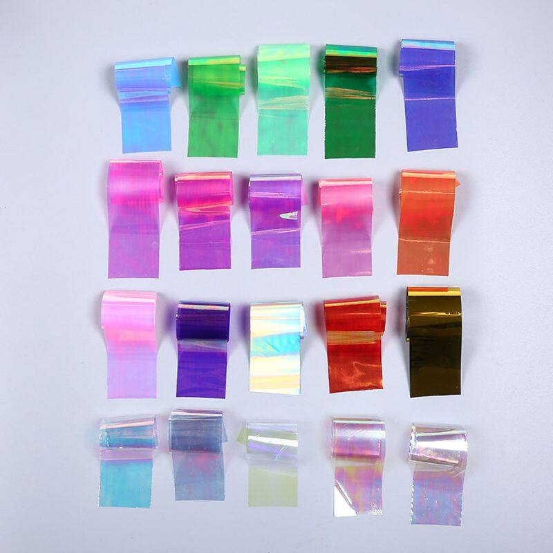 1 Set Shiny Magic Color Aurora AB Effect Reflective Mirror Paper DIY Epoxy Resin Jewelry Fillings Resin Mold Jewelry DIY