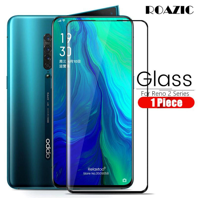 ROAZIC [1 Piece] For OPPO Reno 2 Reno2 F Reno 2Z Glass Full Cover Screen Protector Protective Film of Reno 2F Reno 2Z