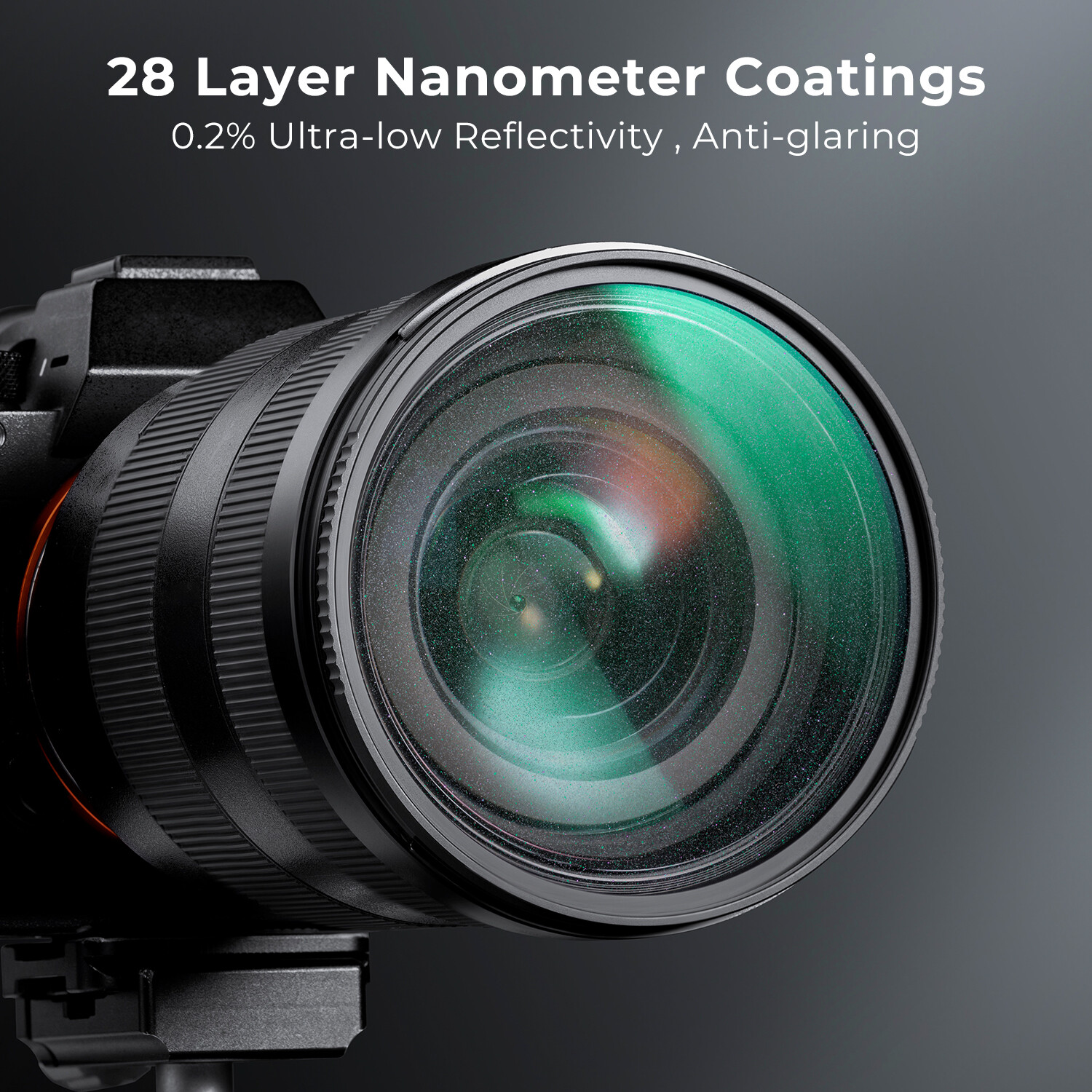 K&F Concept 49mm-82mm Shimmer Diffusion 1 Nano X Microlight Mirror Glass Filter With 28 Layers Coatings for Camera Lens 49mm 58mm 62mm 67mm 77mm 82mm