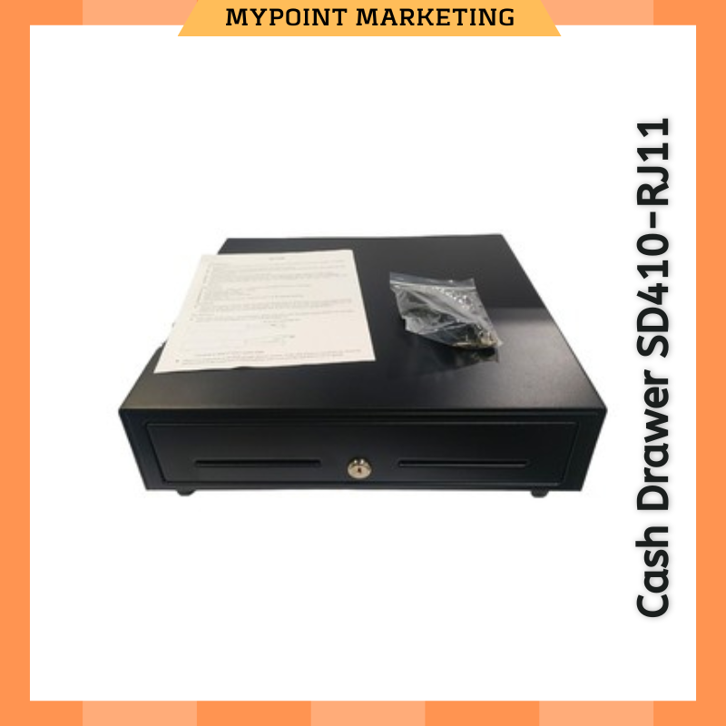 Cash Drawer SD410RJ11 Robust Steel Pos (Black) Lazada