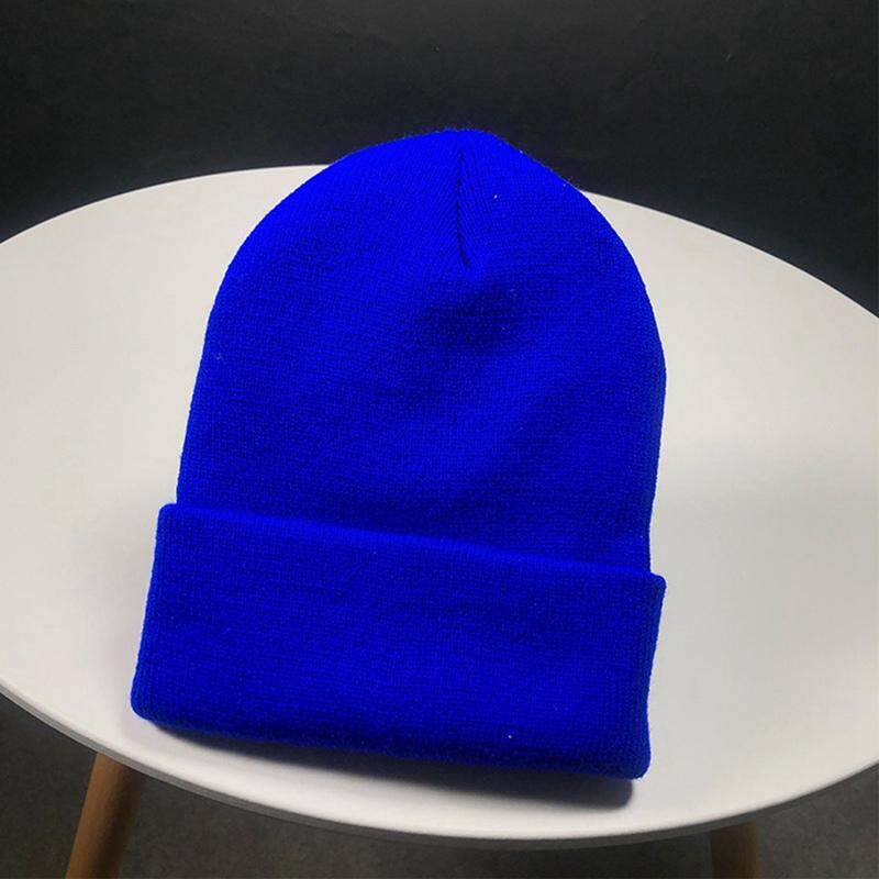 Men/'s Women Beanie Knit Ski Cap Hip-Hop Blank Color Winter Warm Unisex Wool Hat