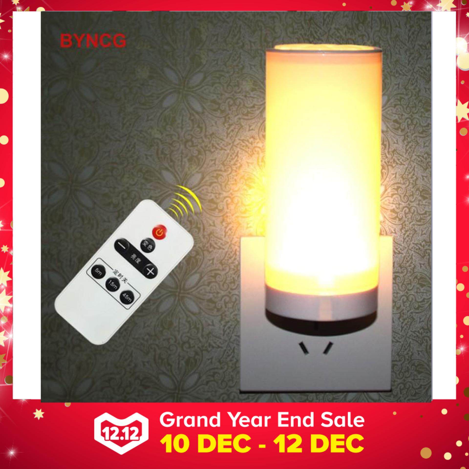 Home Night Lights At Best In Malaysia 220v Dimmable Led Night Light Wireless Remote Control Lamp 10 Level Dimming And