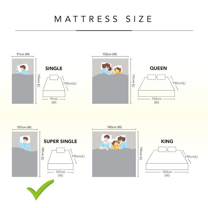 🇲🇾 🔥Masterfoam Mastercoil 🔥 4 Inch Coconut Fibre Mattress Single Size ...